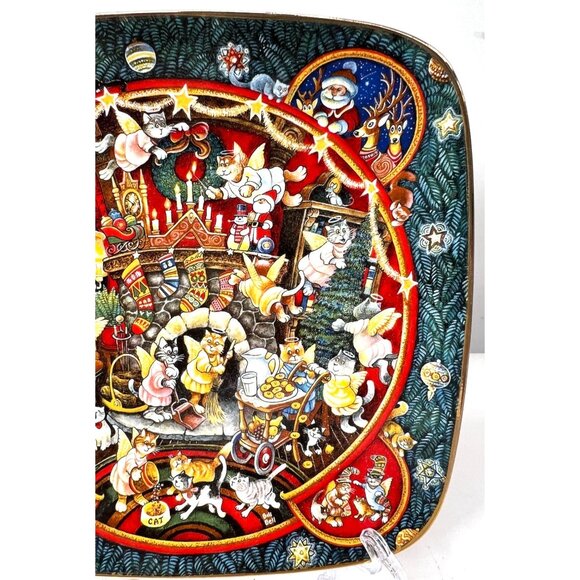 Franklin Mint Limited Edition Bill Bell Countdown To Christmas Plate - Picture 2 of 5